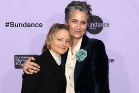  Jodie Foster and Alexandra Hedison attend the "ALOK" Premiere at the Short Film Program 1 during the 2024 Sundance Film Festival at Prospector Square Theatre on January 18, 2024