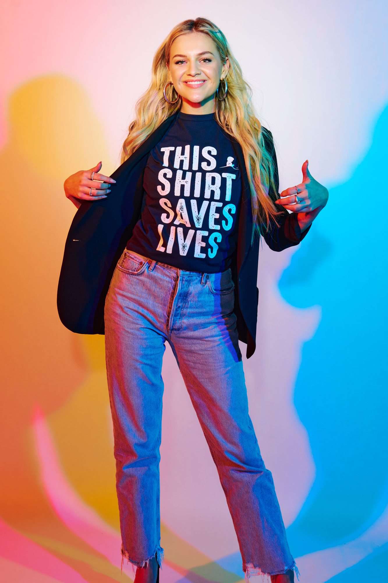 Kelsea Ballerini 1. st jude shirt. Credit: Libby Danforth