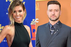 Audrina Patridge arrives for the 2019 MTV Movie And TV Awards held at Barker Hangar on June 15, 2019 in Santa Monica, California. (Photo by Albert L. Ortega/Getty Images); Justin Timberlake attends the Los Angeles Premiere FYC Event for Hulu's "Candy" at El Capitan Theatre on May 09, 2022 in Los Angeles, California. (Photo by Jerod Harris/Getty Images)