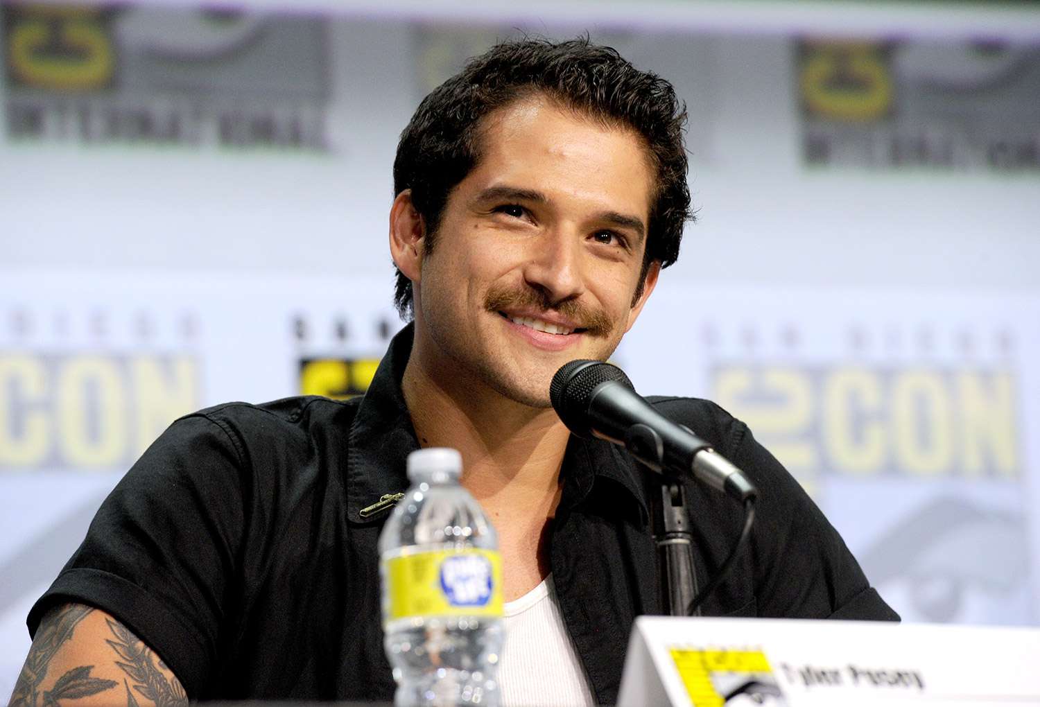 SAN DIEGO, CALIFORNIA - JULY 21: Tyler Posey speaks onstage at the "Teen Wolf: The Movie" panel during 2022 Comic-Con International: San Diego at San Diego Convention Center on July 21, 2022 in San Diego, California. (Photo by Albert L. Ortega/Getty Images)