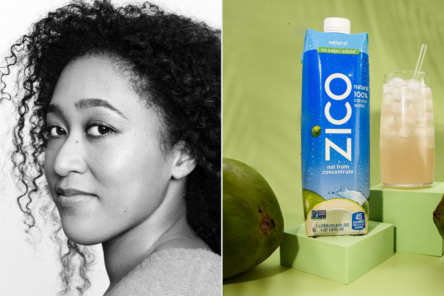 Naomi Osaka Zico coconut water.