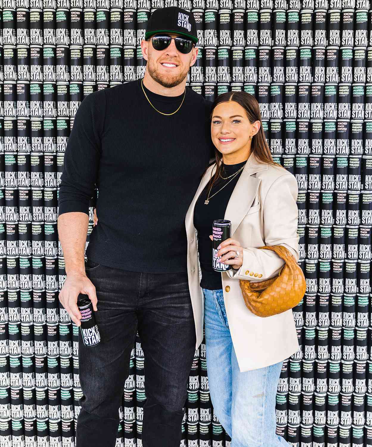 JJ Watt and his wife Kealia Watt have launched KickStand canned cocktails