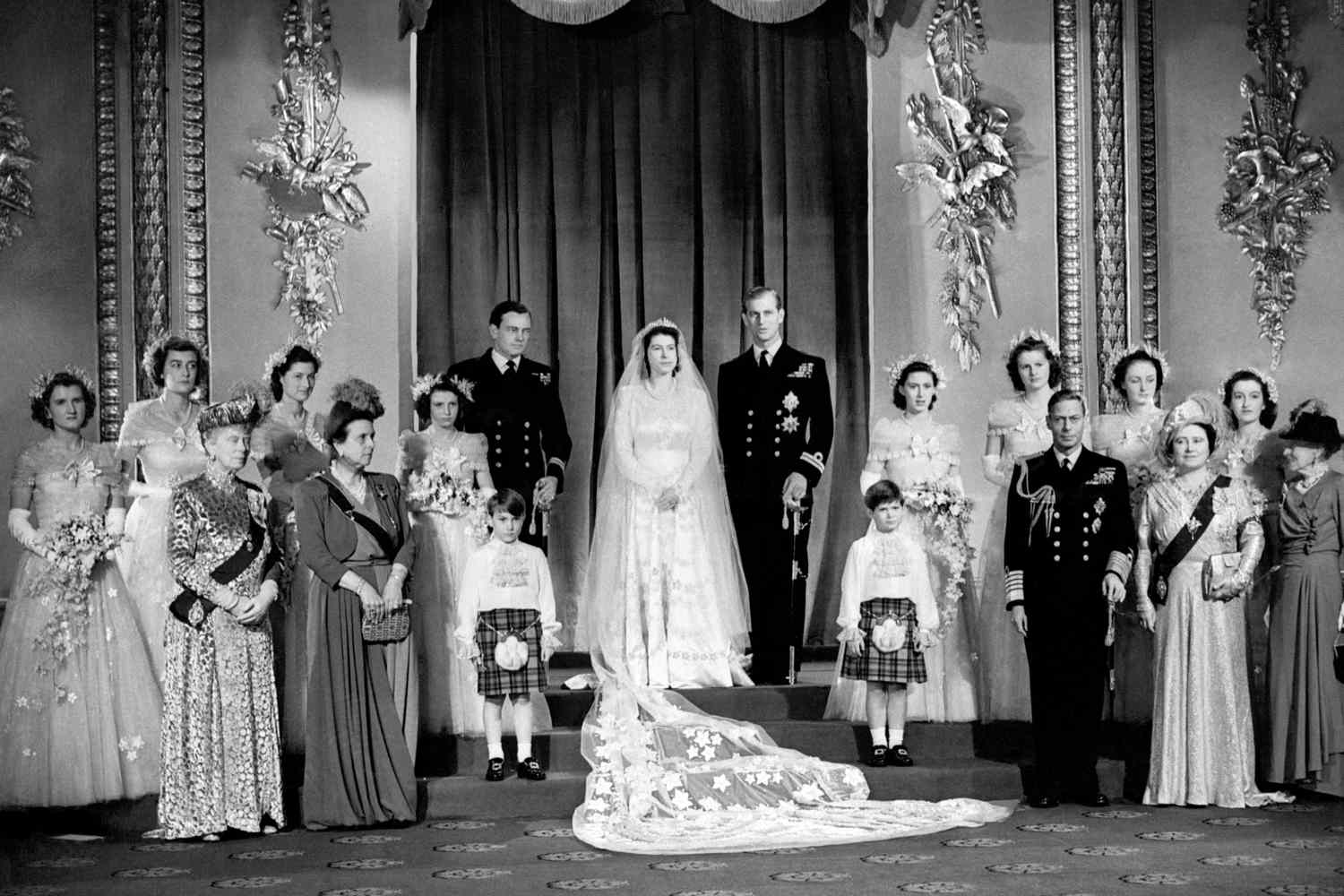 Princess Elizabeth and The Duke of Edinburgh Wedding - Westminster Abbey