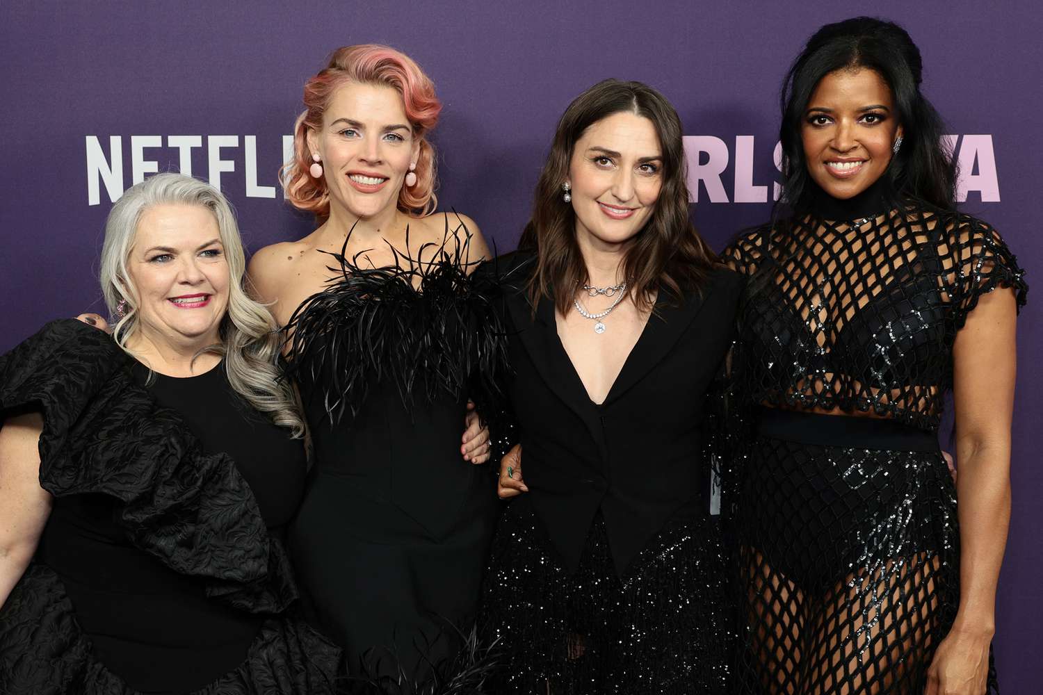 Paula Pell, Busy Philipps, Sara Bareilles and Renee Elise Goldsberry