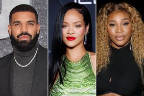 LONDON, ENGLAND - SEPTEMBER 04: Drake attends the "Top Boy" UK Premiere at Hackney Picturehouse on September 04, 2019 in London, England. (Photo by Mike Marsland/WireImage) MIAMI, FLORIDA - NOVEMBER 30: Serena Williams attends Audemars Piguet Starwheel Launch Event at Art Basel 2022 on November 30, 2022 in Miami, Florida. (Photo by Dave Kotinsky/Getty Images for Audemars Piguet)LOS ANGELES, CALIFORNIA - FEBRUARY 11: Rihanna celebrates Fenty Beauty & Fenty Skin at Goya Studios on February 11, 2022 in Los Angeles, California. (Photo by Rich Fury/Getty Images for Fenty Beauty & Fenty Skin)