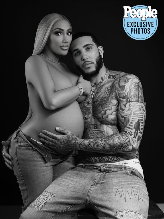 Nikki Mudarris & LiAngelo Ball pregnancy photos credit @seancoleman713