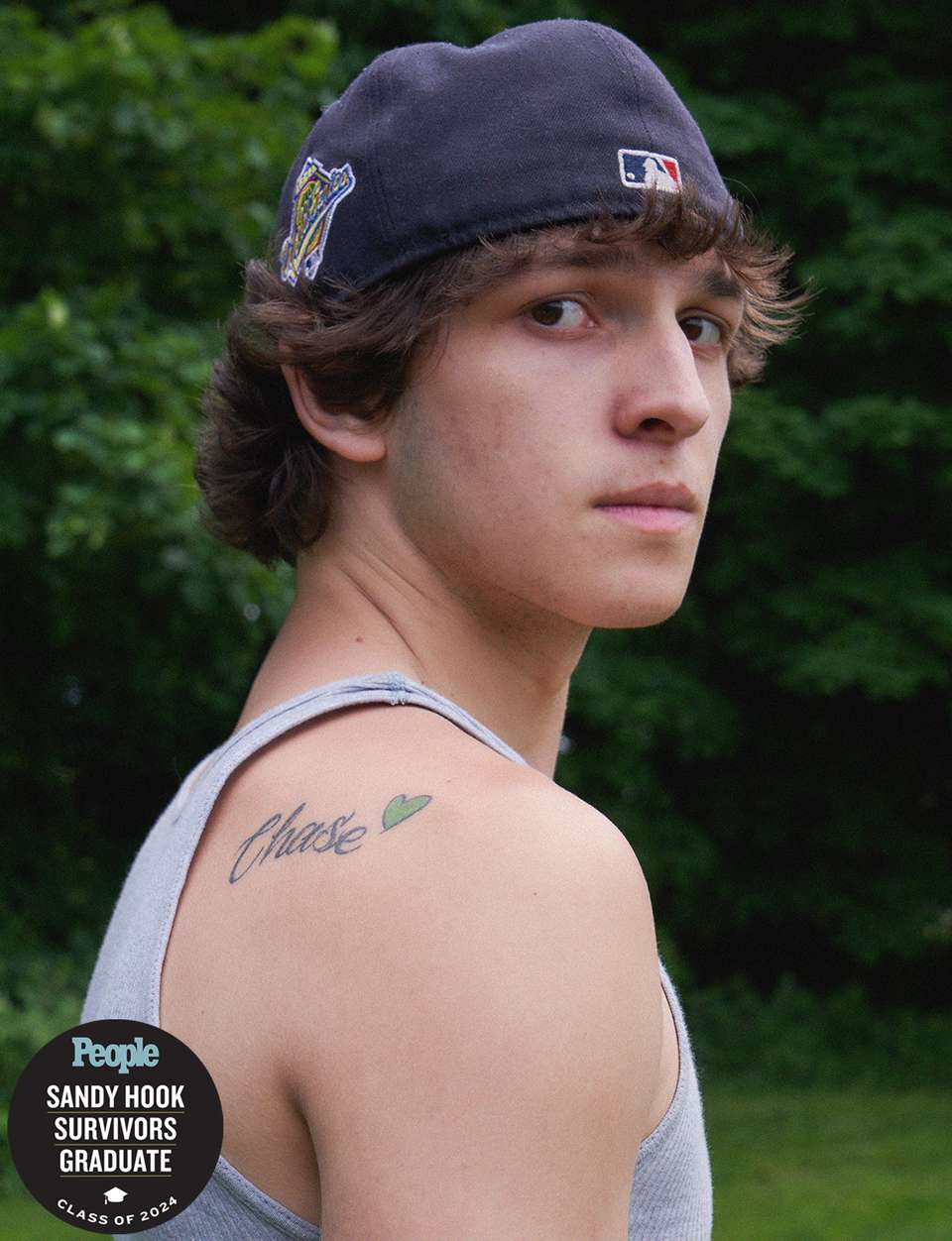 Newtown, June 10, 2024: Sandy Hook survivors are set to graduation from Newtown High school. Fairfield Hills Park : Henry Terifay.