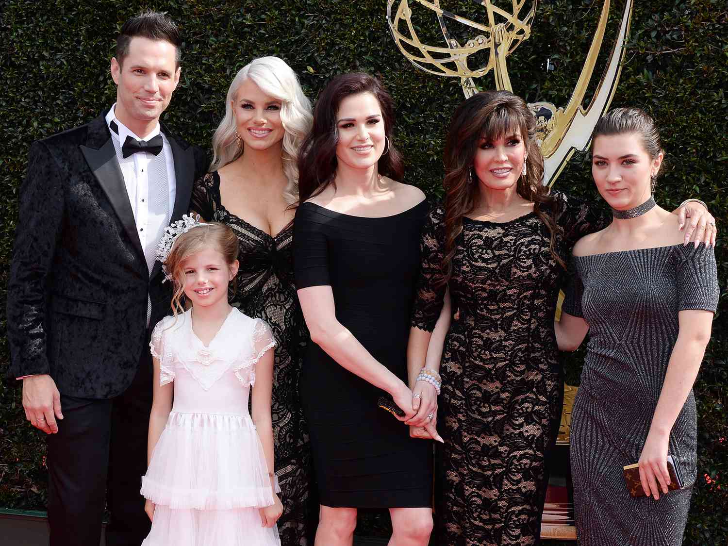 Marie Osmond and her family at the 45th Annual Daytime Emmy Awards