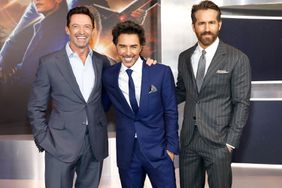  Hugh Jackman, Shawn Levy, and Ryan Reynolds attend The Adam Project World Premiere