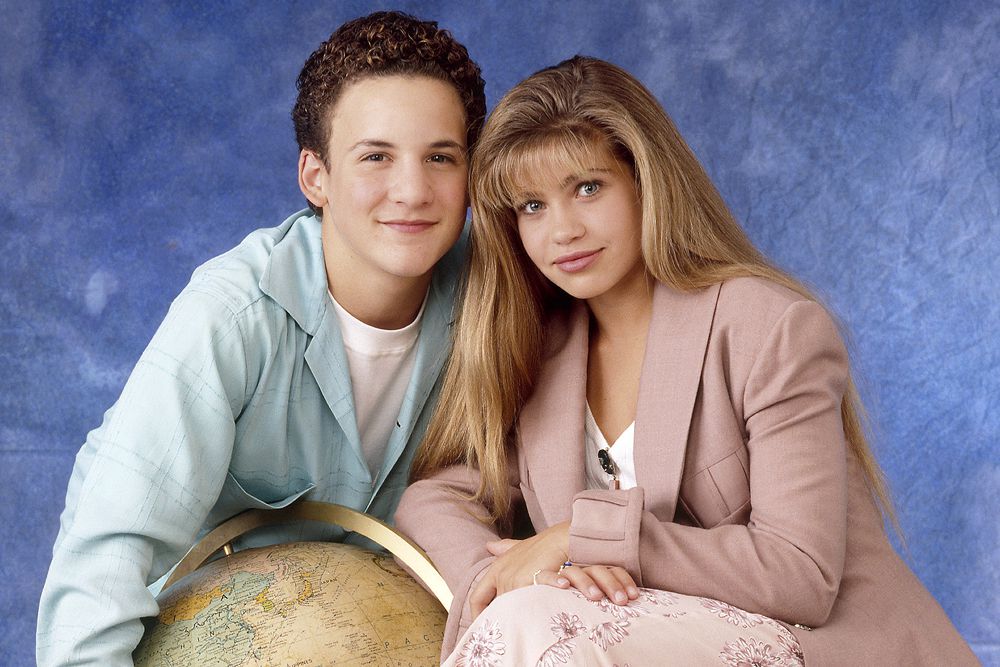 BOY MEETS WORLD - season 3 gallery, shot July 29, 1995. Danielle Fishel, Ben Savage 