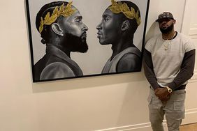 celebs at home LeBron James