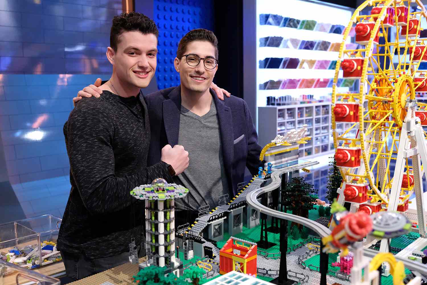 LEGO MASTERS: L-R: Contestants Christian and Aaron in LEGO MASTERS, premiering Wednesday, Feb. 5