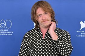 Caleb Landry Jones attends a photocall for the movie "Dogman" at the 80th Venice International Film Festival on August 31, 2023 in Venice, Italy