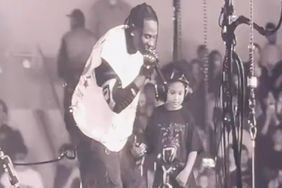 Travis Scott Brings Daughter Stormi on Suspended Stage to Dance as They Flew Above the Crowd at SoFi Stadium