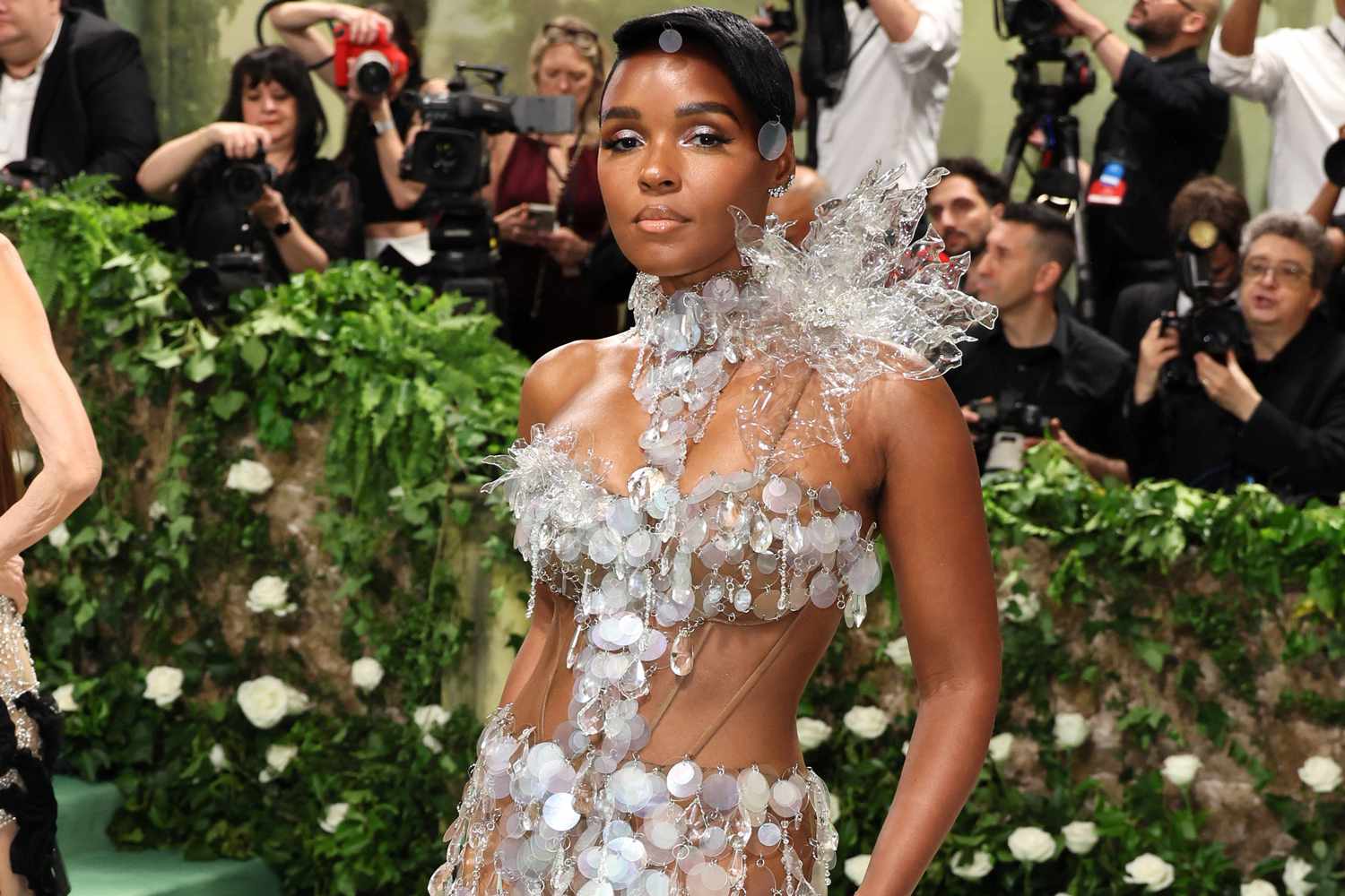 Janelle Monae attends The 2024 Met Gala Celebrating "Sleeping Beauties: Reawakening Fashion" at The 