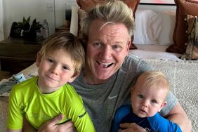 Gordon Ramsay and sons Oscar, 5, and Jesse, 8 Months