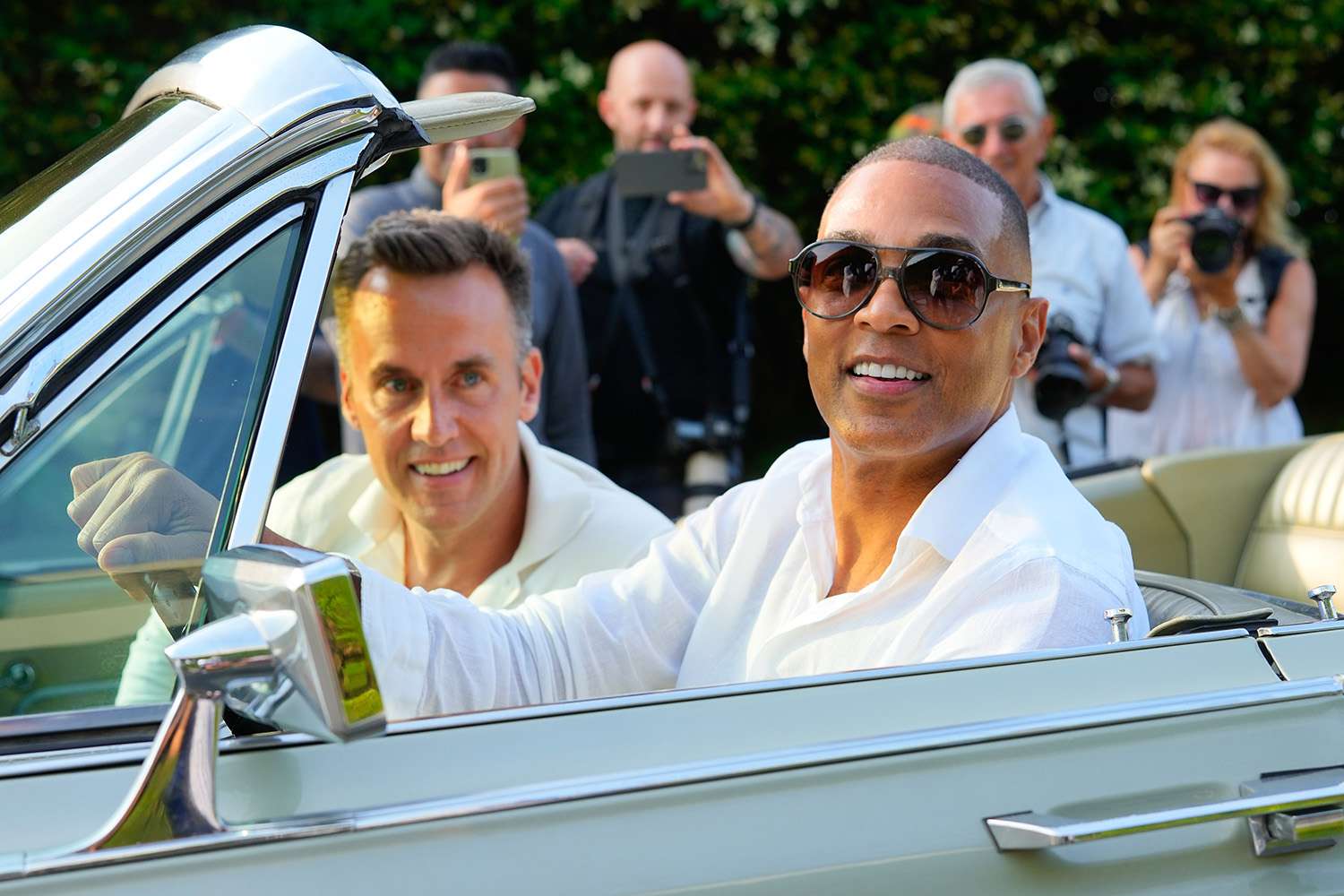 Don Lemon Tim Malone hamptons white party 