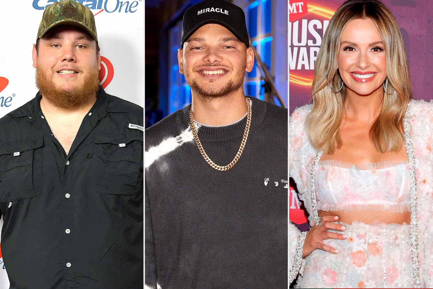 Luke Combs, Kane Brown, Carly Pearce