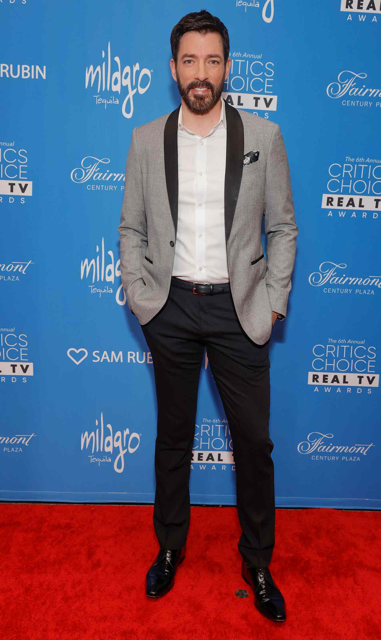 Drew Scott attends the 2024 Critics Choice Real TV Awards at Fairmont Century Plaza on June 15, 2024 