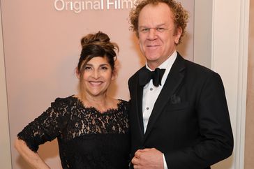 Alison Dickey and John C. Reilly celebrate Apple Original Films' "Killers Of The Flower Moon" Cannes Film Festival World Premiere 