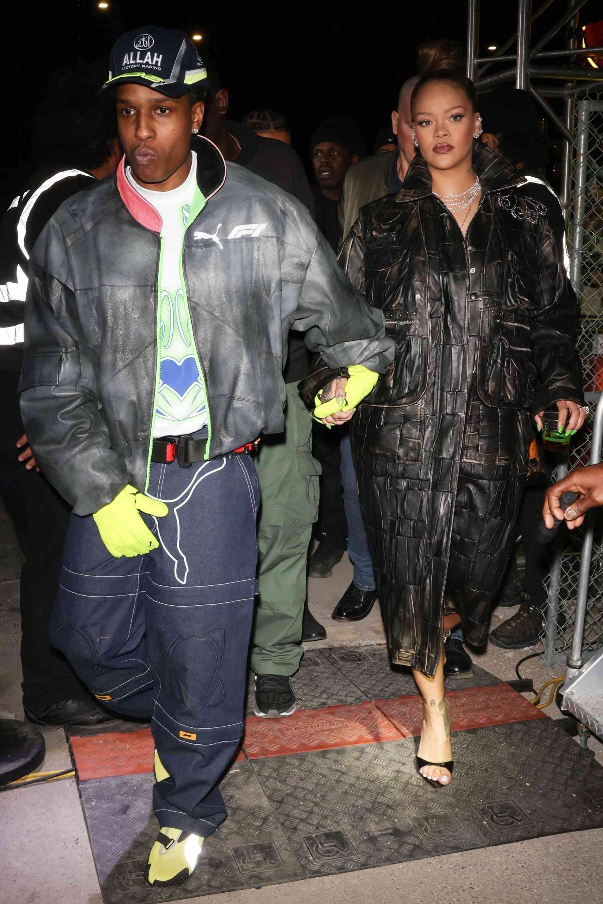 Rihanna and ASAP Rocky at Puma x F1 Collection launch