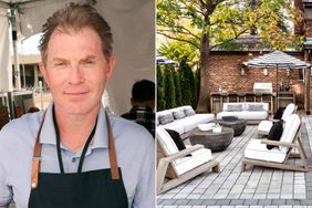 Bobby Flay attends The Players Tailgate Hosted By Bobby Flay and presented by Bullseye Event Group for Super Bowl LVII on February 12, 2023 in Phoenix, Arizona. (Photo by Jesse Grant/Getty Images for Bullseye Event Group ) ; Bobby Flay Shows Off His 'Warm Home' Steps Away from Saratoga Race Course — See Inside https://spaces.hightail.com/receive/dGOKfHIwoX BOBBY FLAY