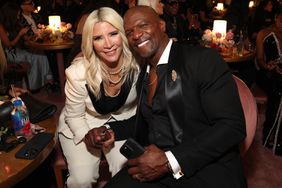 Rebecca King-Crews and Terry Crews attend the 66th GRAMMY Awards at Crypto.com Arena on February 04, 2024 in Los Angeles, California