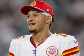 Kansas City Chiefs quarterback Patrick Mahomes (15) looks on during the game between the Kansas City Chiefs and the Jacksonville Jaguars on August 10, 2024 