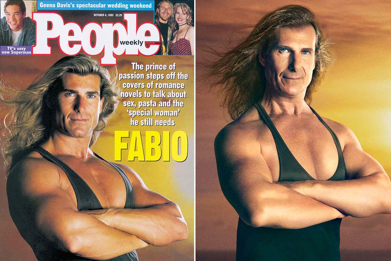 Fabio cover 1993, 50th anniversary 2024