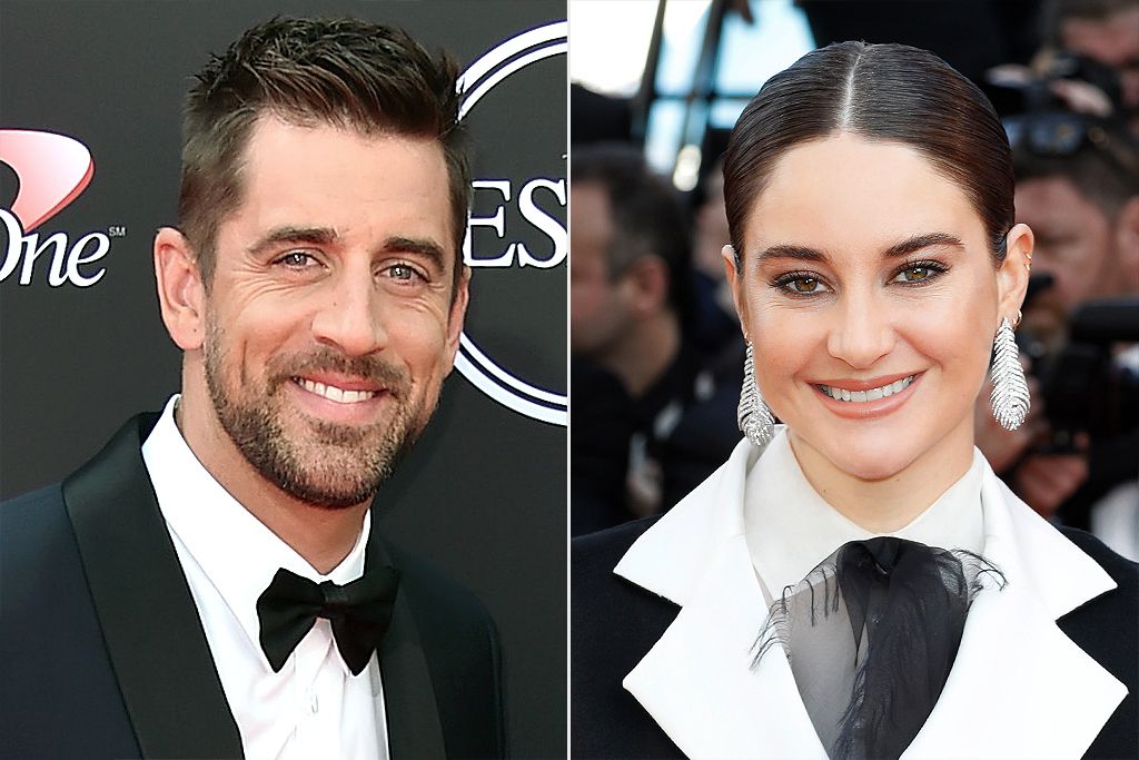 Aaron Rodgers ; Shailene Woodley