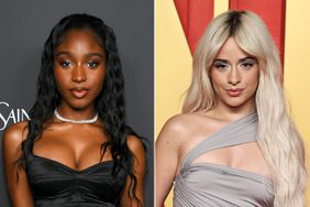 Normani at the Vanity Fair x Saint Laurent x NBCUniversal "Oppenheimer" Film Toast ; Camila Cabello attends the 2024 Vanity Fair Oscar Party 