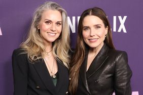 Hilarie Burton and Sophia Bush attend the Netflix "Girls5eva" season premiere at Paris Theater on March 07, 2024 in New York City