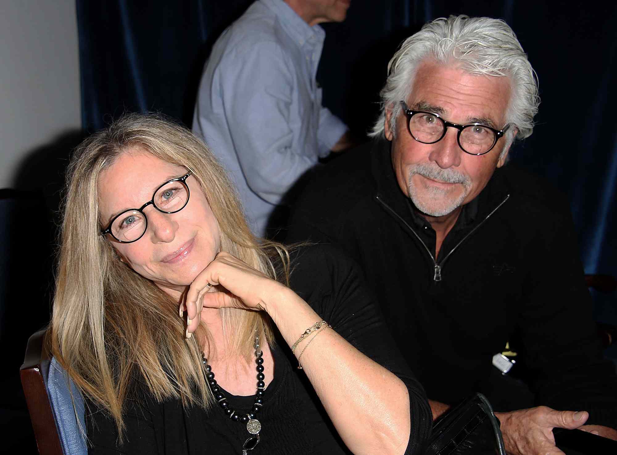 Barbra Streisand and James Brolin attend the "And So It Goes" premiere at Guild Hall on July 6, 2014 in East Hampton, New York