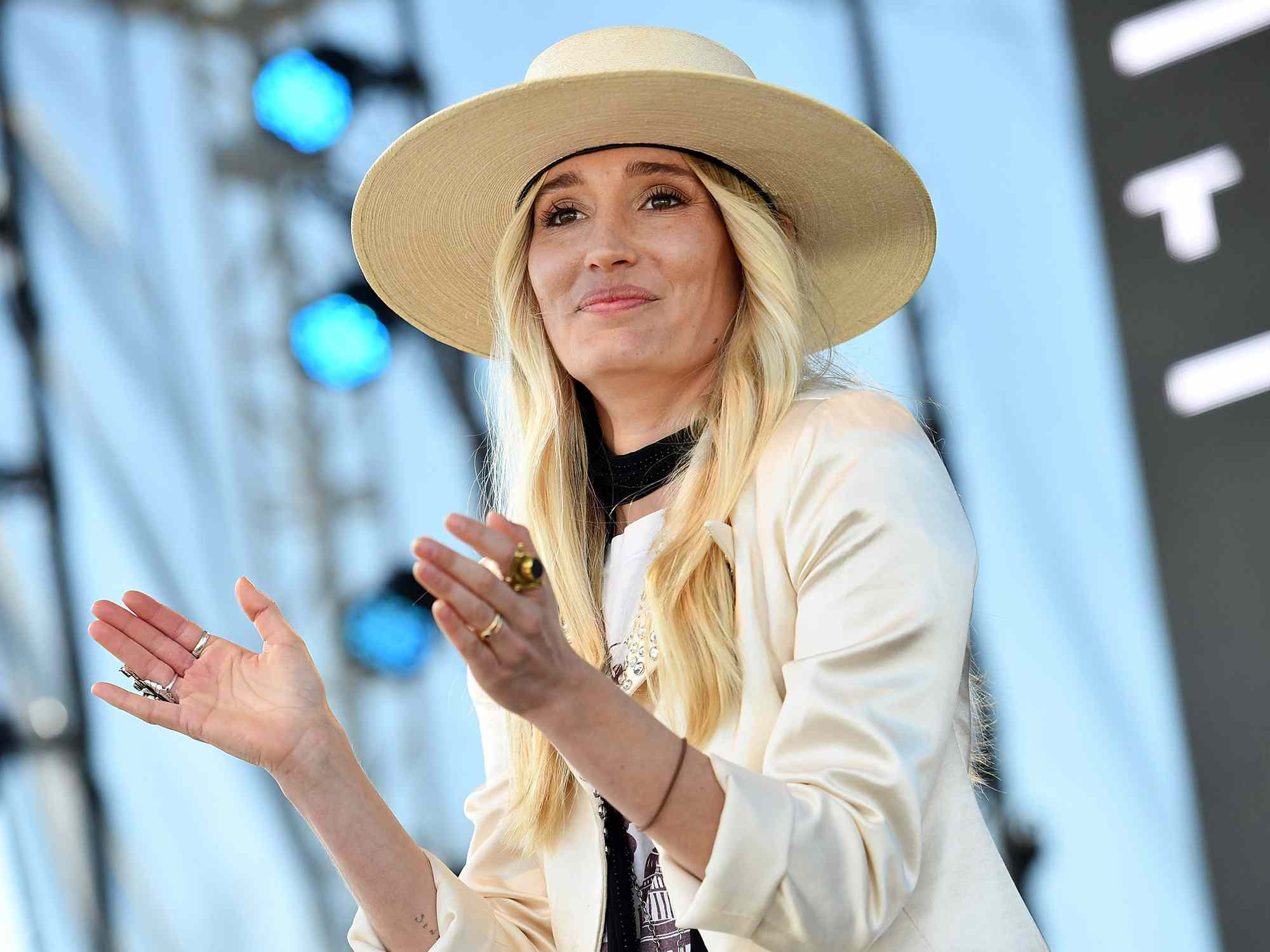 Ruby Stewart of The Sisterhood Band performs onstage during the One 805 Kick Ash Bash benefiting First Responders at Bella Vista Ranch & Polo Club on February 25, 2018 in Carpinteria, California