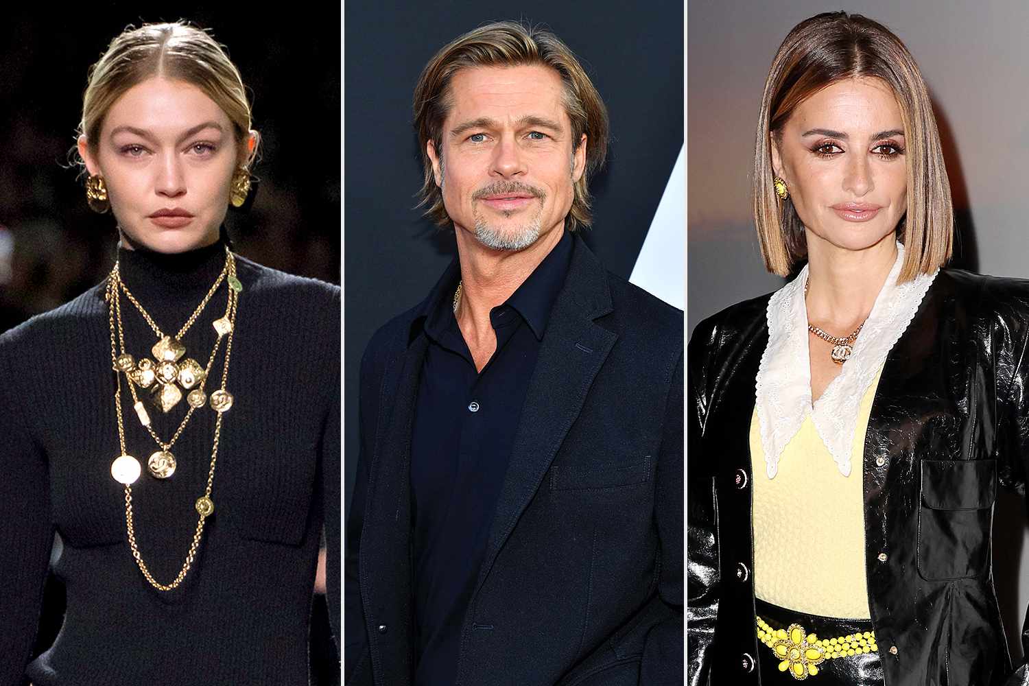 Brad Pitt and Penelope Cruz Star in Short Film at Chanel Show in Paris with Gigi Hadid Walking Runway