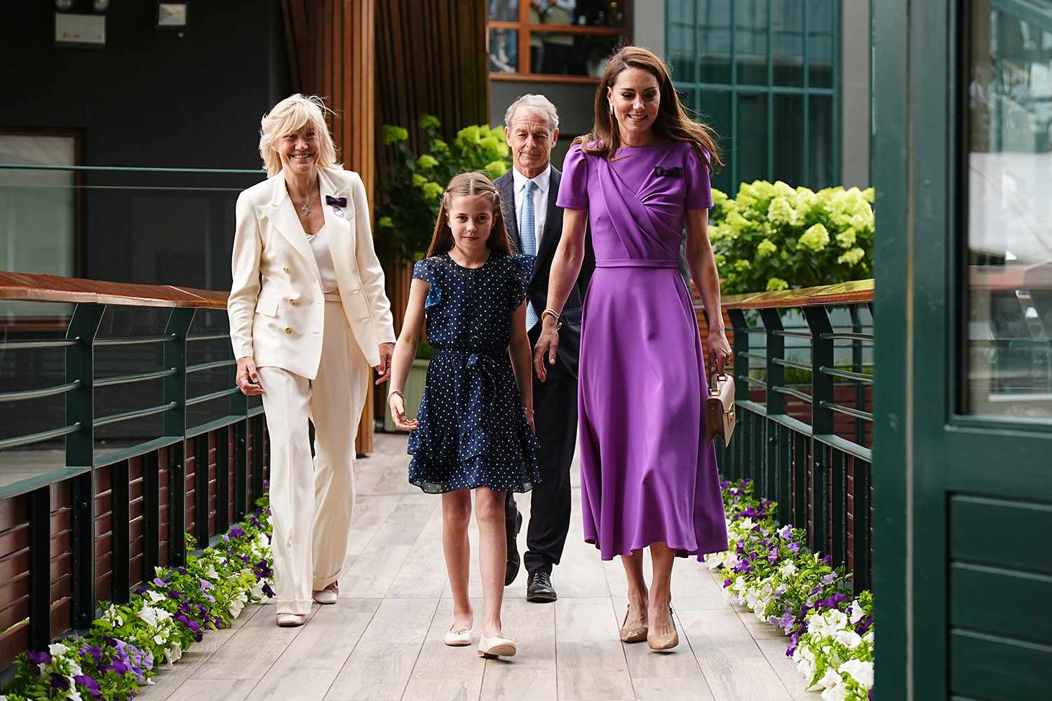 The Princess of Wales and Princess Charlotte Attend Wimbledon