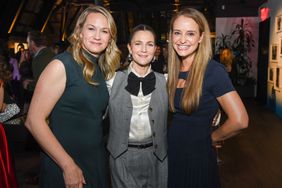 Wendy Naugle, Drew Barrymore and Leah Wyar people 50th anniversary new york 05 09 24