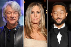 Jon Bon Jovi, Jennifer Aniston and John Legend