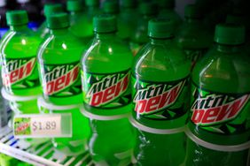 Bottles of PepsiCo Inc. brand Mountain Dew soda for sale at a grocery store in Bagdad, Kentucky, U.S., on Friday, April 9, 2021