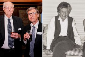 Bill Gates Sr. and Bill Gates are seen during the The Lasker Awards 2013 on September 20, 2013 in New York City; Mary Maxwell.