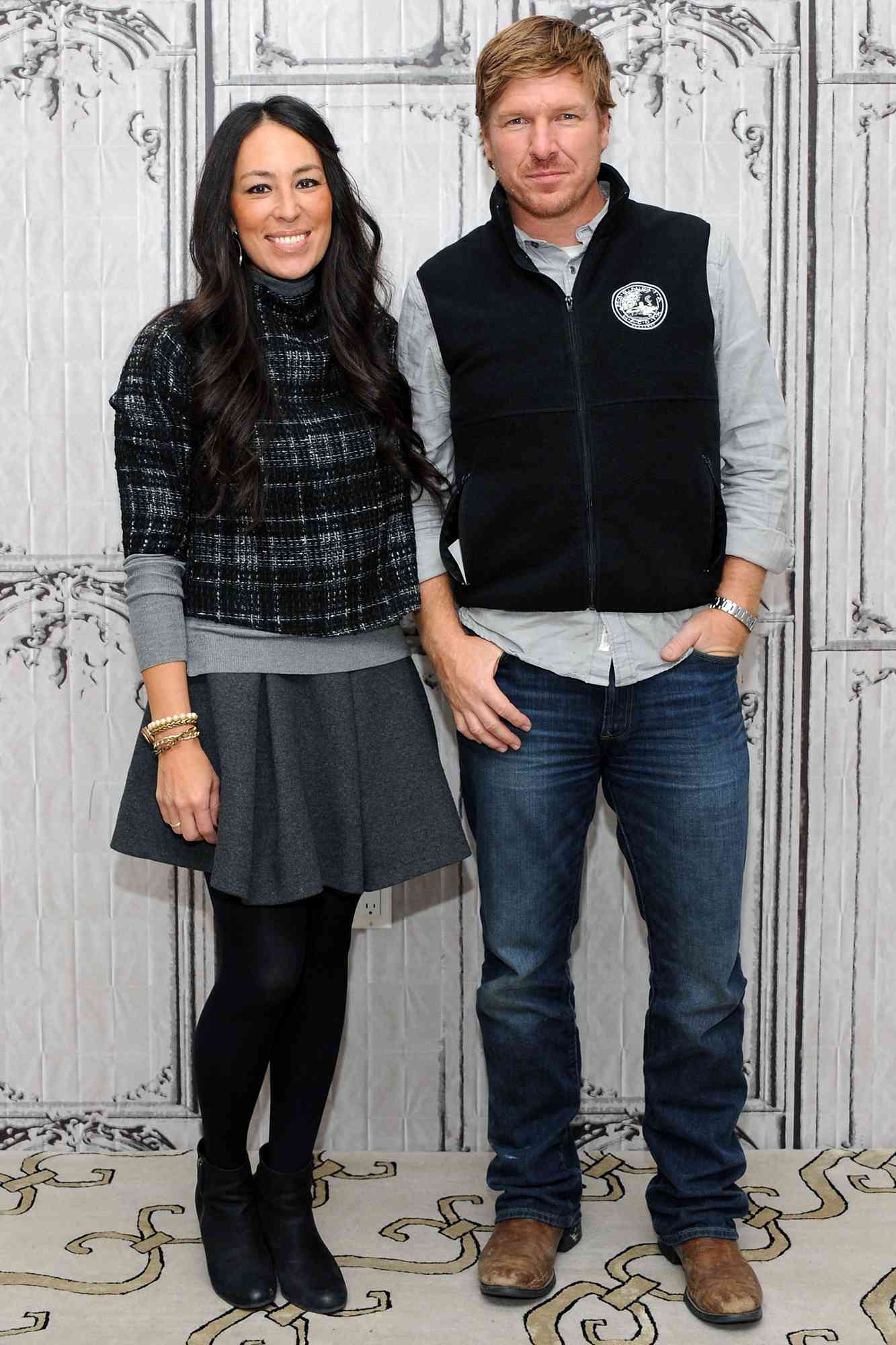 Designers Joanna Gaines and Chip Gaines attend AOL Build Presents: "Fixer Upper" at AOL Studios In New York on December 8, 2015 in New York City. 