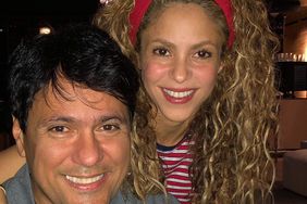 Shakira with her brother, Tonino Mebarak, in 2018.