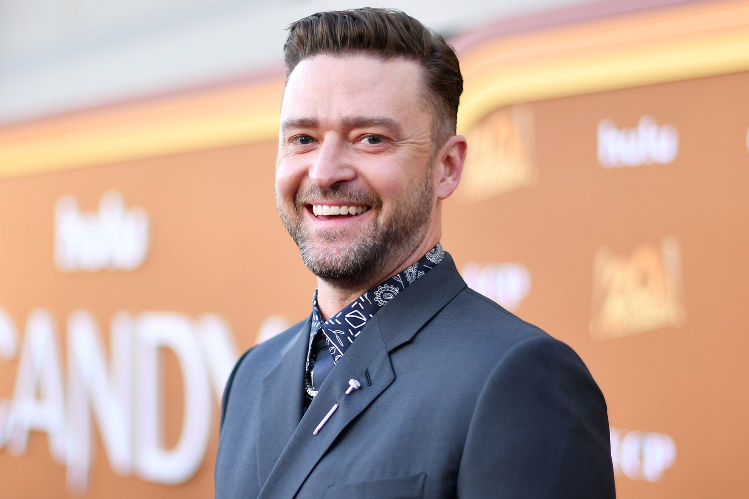 Jessica Biel and Justin Timberlake attend the Los Angeles Premiere FYC Event for Hulu's "Candy" at El Capitan Theatre on May 09, 2022 in Los Angeles