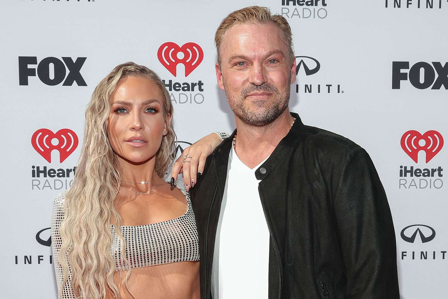 Sharna Burgess and Brian Austin Green at the 2023 iHeartRadio Music Awards held at The Dolby Theatre on March 27, 2023 in Los Angeles, California.