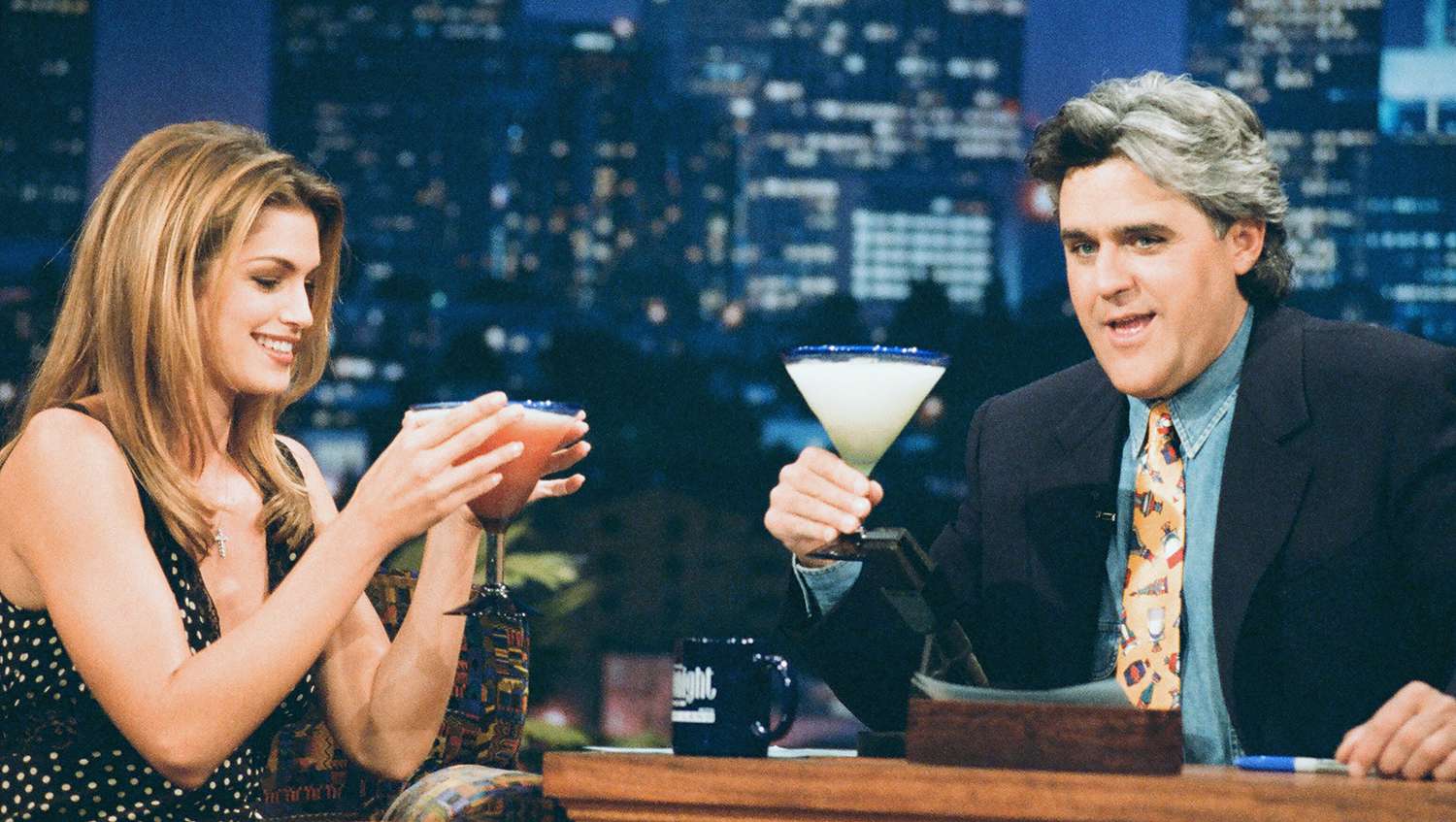 Cindy Crawford jay leno