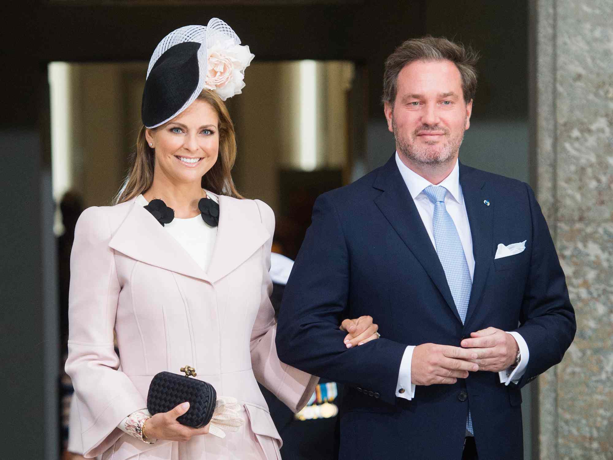 Princess Madeleine of Sweden and Christopher O'Neill attend Thanksgiving Service on April 30, 2016