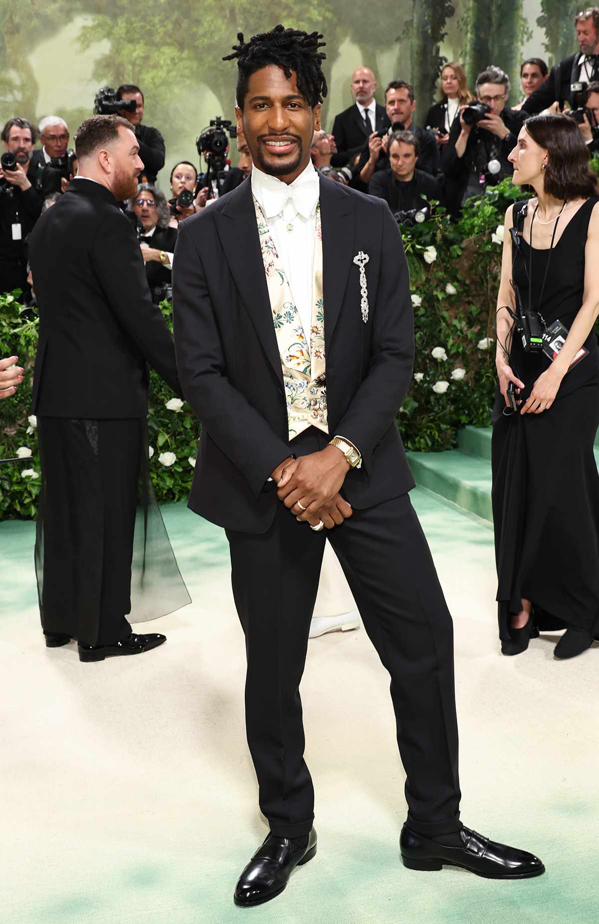 Jon Batiste attends The 2024 Met Gala Celebrating "Sleeping Beauties: Reawakening Fashion" at The Metropolitan Museum of Art on May 06, 2024 in New York City. 