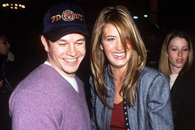 Mark Wahlberg and Rhea Durham on Nov. 14, 2001