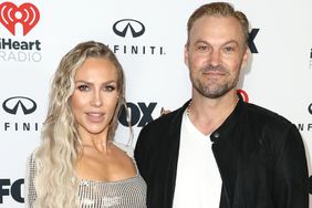 Sharna Burgess and Brian Austin Green pose in the press room during the 2023 iHeartRadio Music Awards at Dolby Theatre in Los Angeles, California on March 27, 2023. Broadcasted live on FOX.