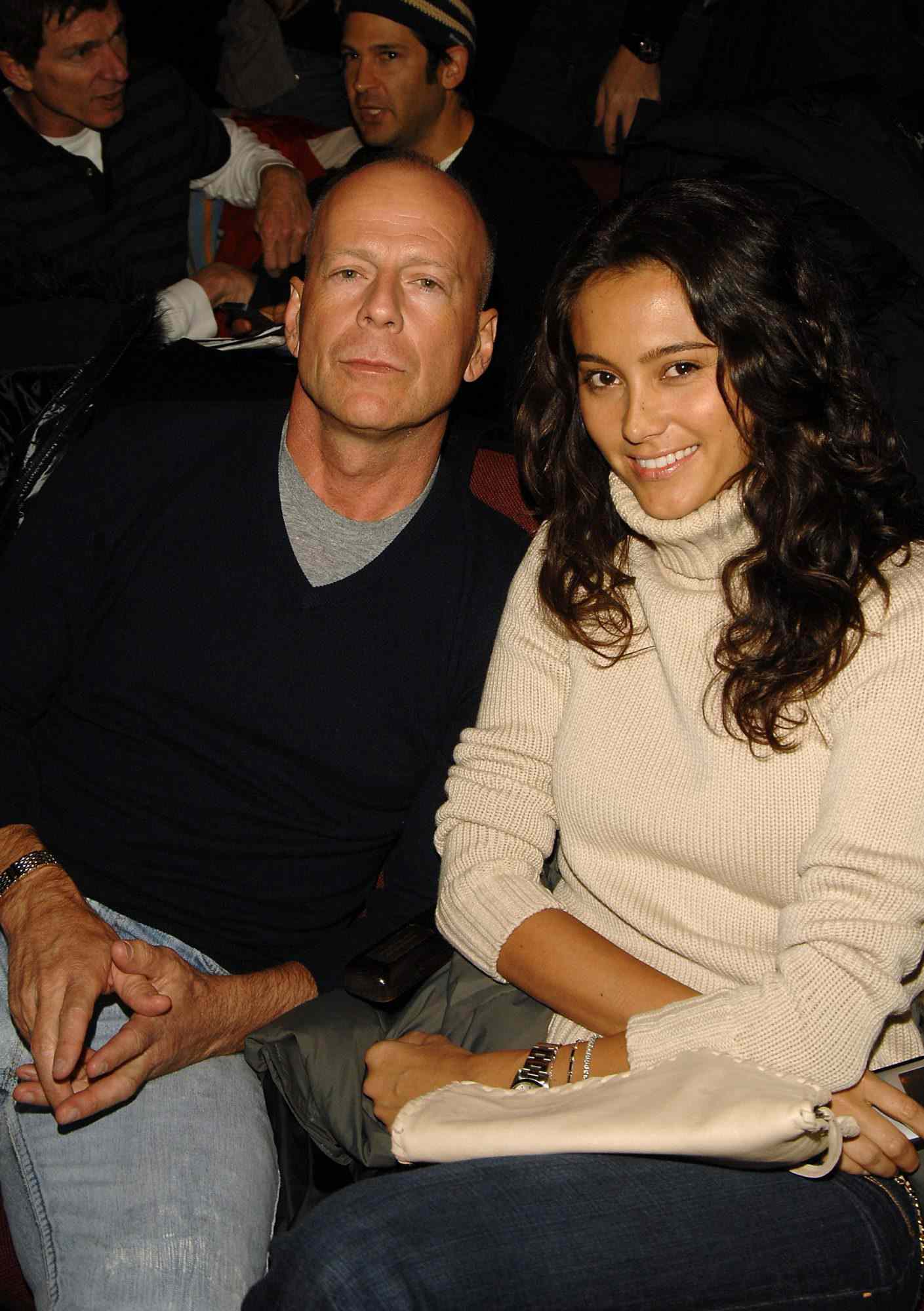 Bruce Willis and Emma Heming